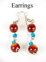 beaded earrings